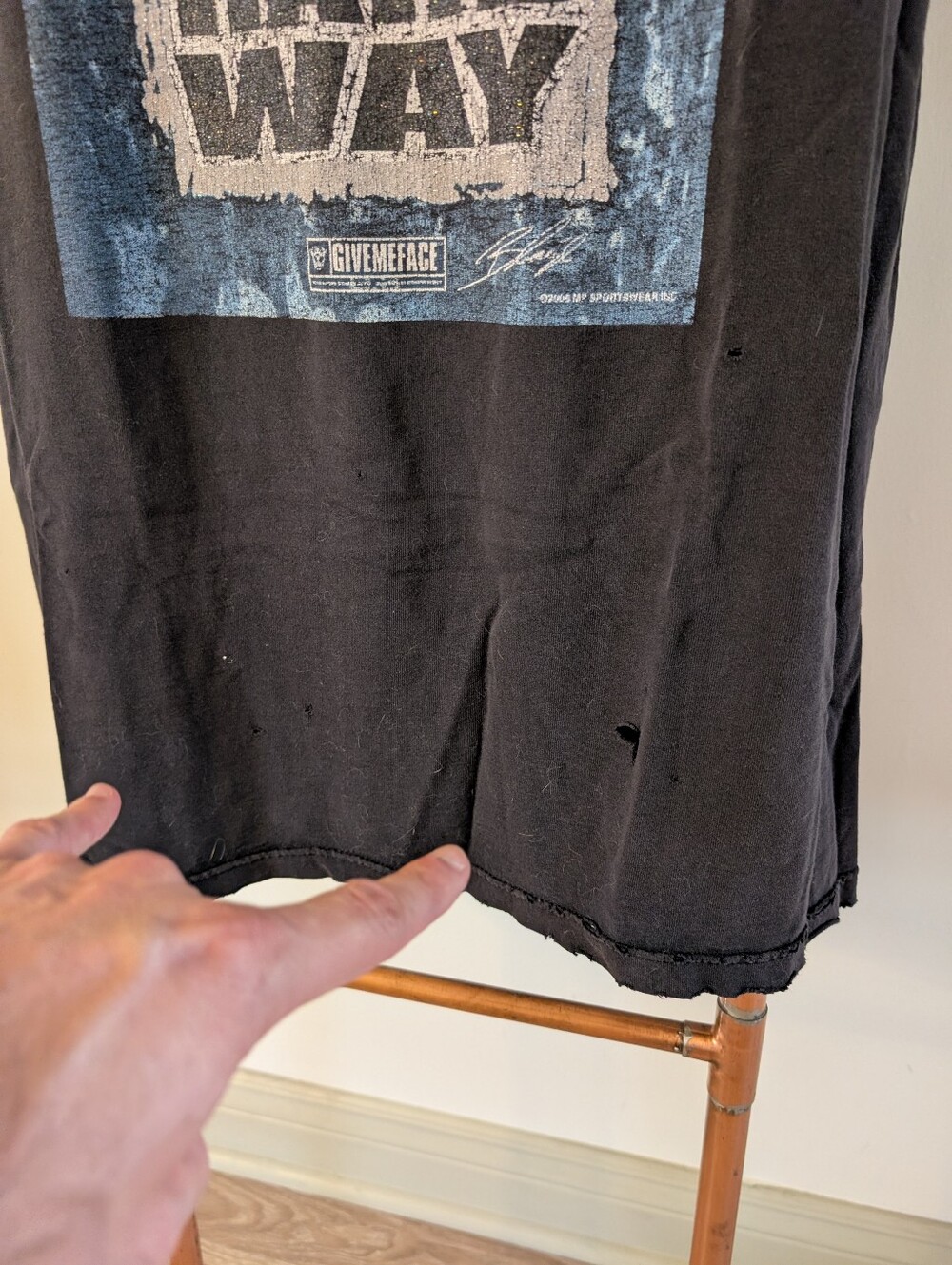 Y2K DISTRESSED "GiveMeFace" Rap T-Shirt Kanye 🔥 Jay-Z 🔥Ludicrous 🔥 Men's 3XL - Picture 7 of 16